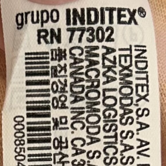 ZARA Tie-Dye Puff Sleeve Blouse M Pink Yellow Boho Peasant Top Bloggers Fave - Picture 8 of 9